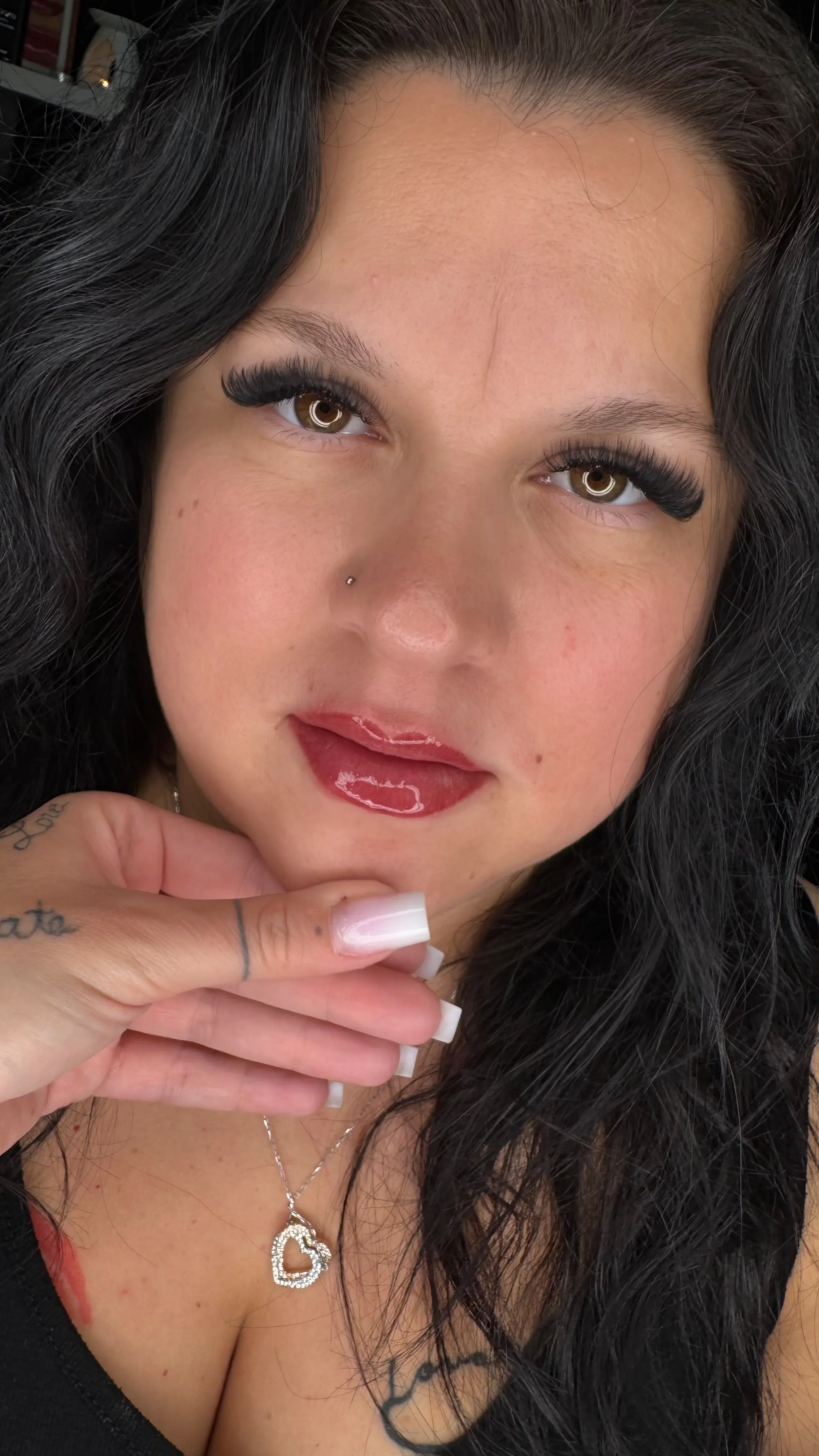 Lippen Permanent Make-up Ergebnis